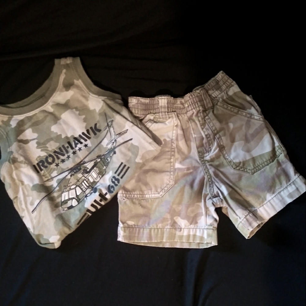 Boys Clothes Shirt & Shorts- Size 2T